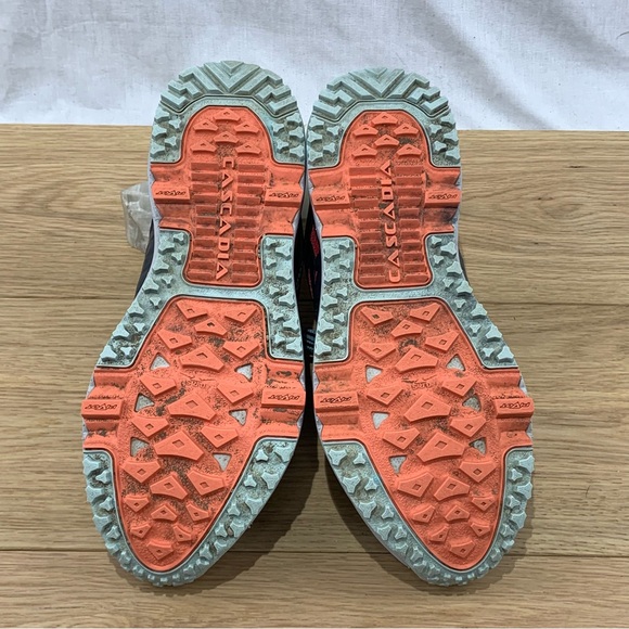 Brooks Cascadia 11 Trail Running Shoes Gray Blue Women’s Size 10 B - Picture 6 of 9